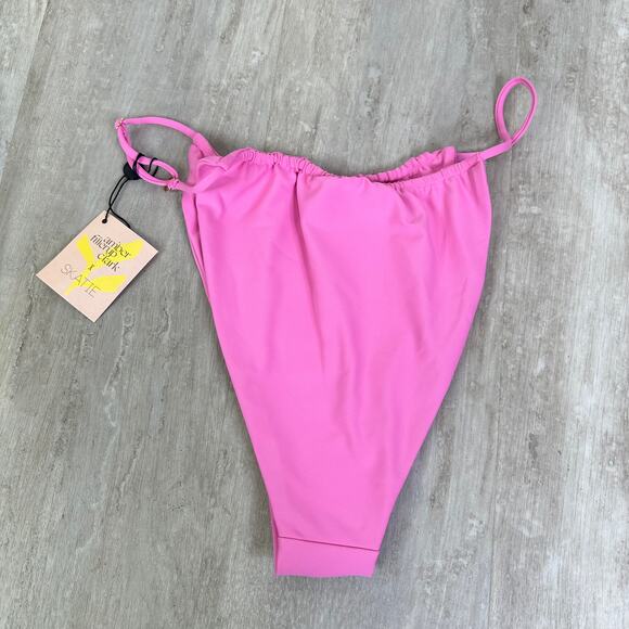 NEW Skatie X Amber Fillerup Clark Bikini Dahlia Pink Ella Top Bobbie Bottom XL - Picture 7 of 14